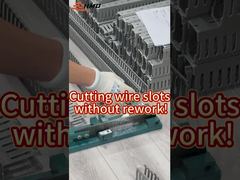 Cutting wire slots without rework!
